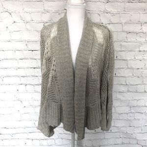 Love Stitch Open Weave Cardigan